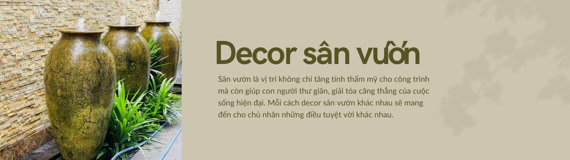 Decor sân vườn