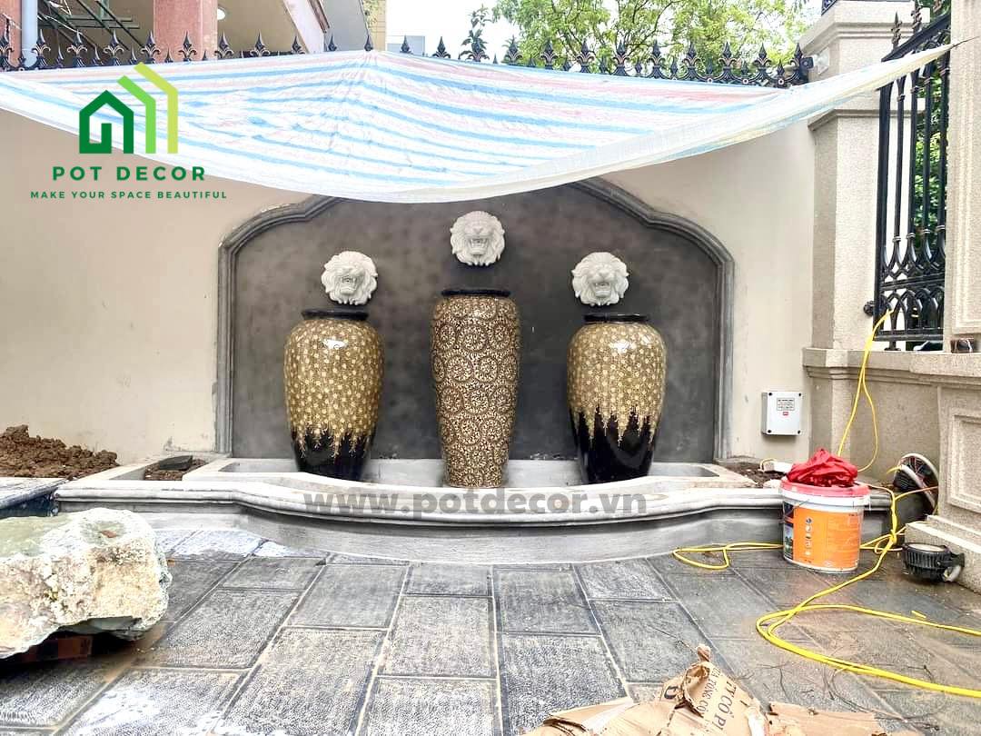 Bộ tam sơn bình nước phong thuỷ